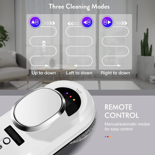 Limpiador inteligente de ventanas con control remoto